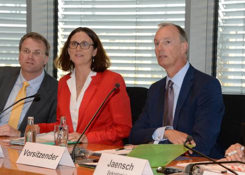 Heider, Matthias; Malmström, Cecilia Paul-Löbe-Haus, Sitzungssaal
