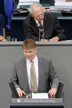 Schäuble, Wolfgang; Kotré, Steffen Reichstagsgebäude, Plenarsaal