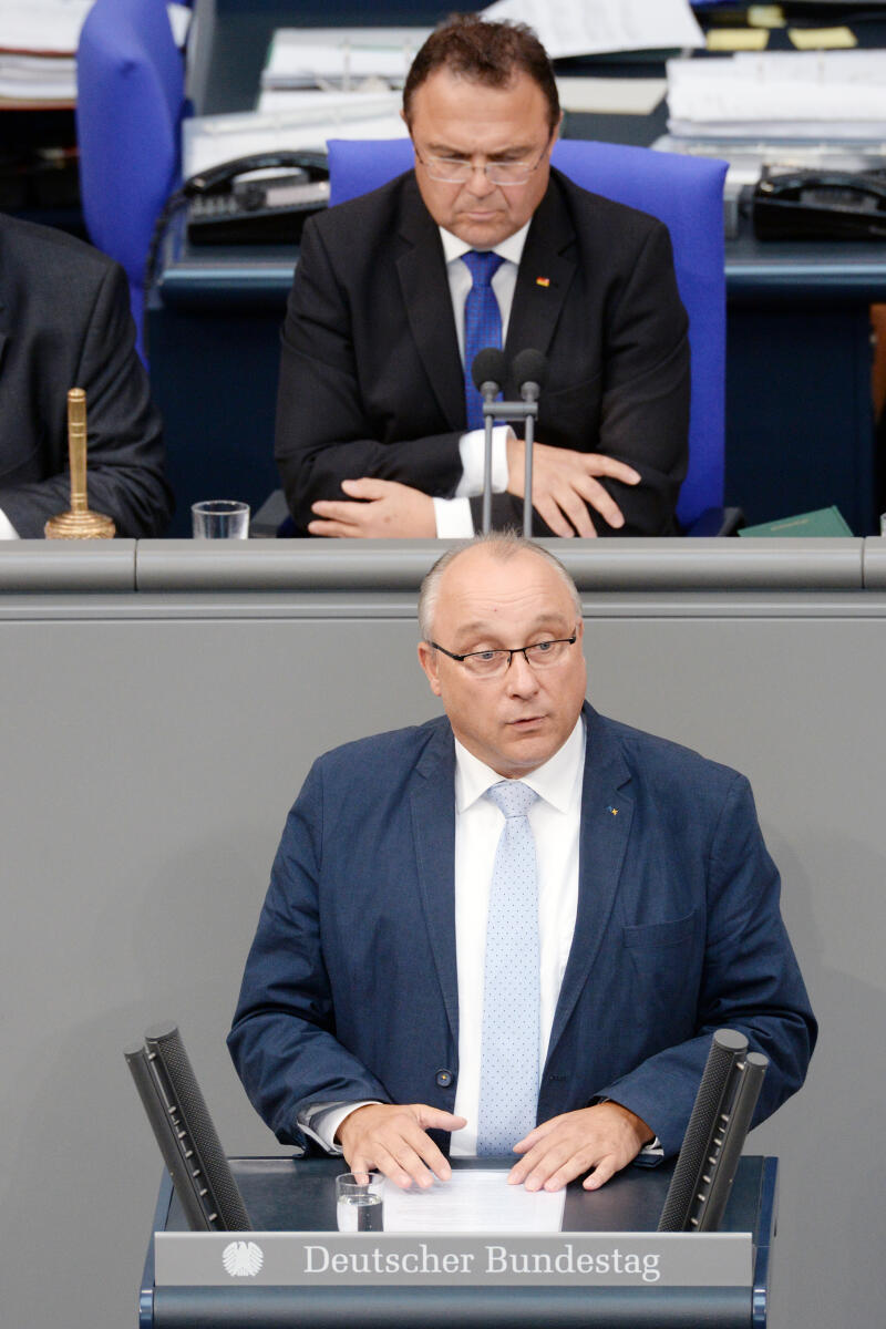 Maier, Jens; Friedrich, Hans-Peter Jens Maier, AfD, Bundestagsabgeordneter, Abgeordneter, Mitglied Deutscher Bundestag, MdB, Rede, 49. Sitzung, Top 1 Epl 07, Thema: Justiz und Verbraucherschutz - Haushaltsgesetz 2019, Vorsitz: Bundestagsvizepräsident Dr. Hans-Peter Friedrich, CDU/CSU.; Rednerpult.