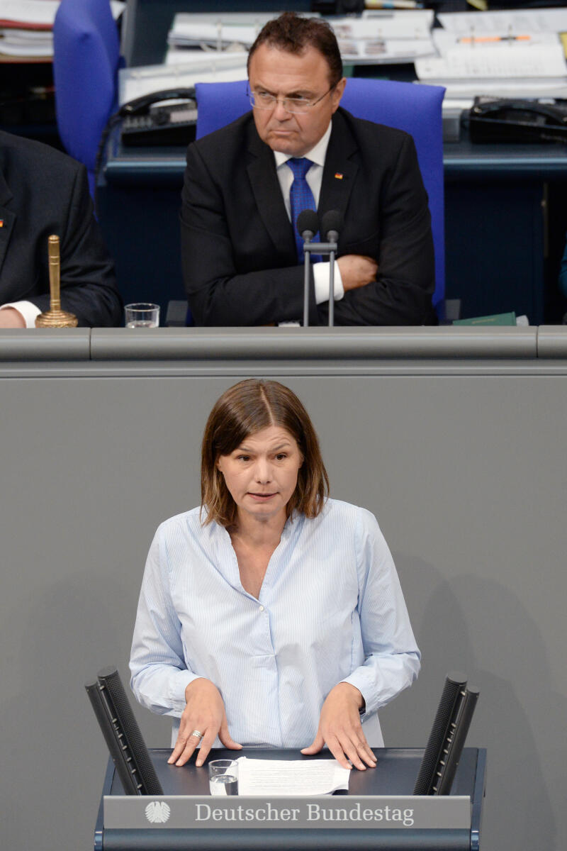 Rottmann, Manuela; Friedrich, Hans-Peter Dr. Manuela Rottmann, Bündnis 90/Die Grünen, Bundestagsabgeordnete, Abgeordnete, Mitglied Deutscher Bundestag, MdB, Rede, 49. Sitzung, Top 1 Epl 07, Thema: Justiz und Verbraucherschutz - Haushaltsgesetz 2019, Vorsitz: Bundestagsvizepräsident Dr. Hans-Peter Friedrich, CDU/CSU.; Rednerpult.