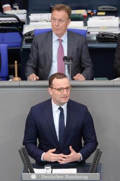 Spahn, Jens; Oppermann, Thomas Reichstagsgebäude, Plenarsaal