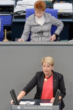 Katzmarek, Gabriele; Pau, Petra Reichstagsgebäude, Plenarsaal