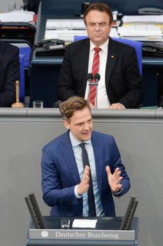 Klinge, Marcel; Friedrich, Hans-Peter Reichstagsgebäude, Plenarsaal