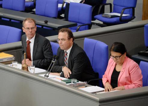 Kurth, Markus; Yüksel, Gülistan; Friedrich, Hans-Peter Reichstagsgebäude, Plenarsaal