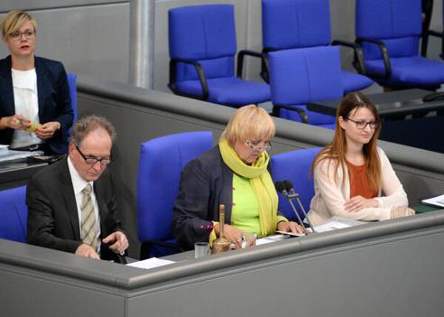Kemmer, Ronja; Roth, Claudia; Cezanne, Jörg Reichstagsgebäude, Plenarsaal