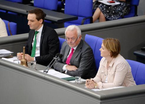 Strasser, Benjamin; Bernstein, Melanie; Roth, Claudia Reichstagsgebäude, Plenarsaal