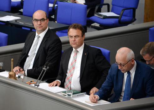 Kießling, Michael; Schinnenburg, Wieland; Friedrich, Hans-Peter Reichstagsgebäude, Plenarsaal