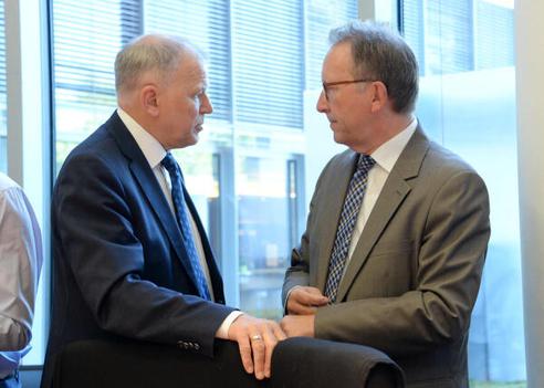 Rüddel, Erwin; Andriukaitis, Vytenis Paul-Löbe-Haus, Sitzungssaal