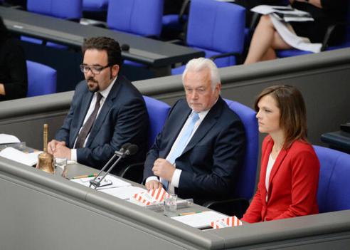 Kaiser, Elisabeth; Kühn, Christian; Kubicki, Wolfgang Reichstagsgebäude, Plenarsaal