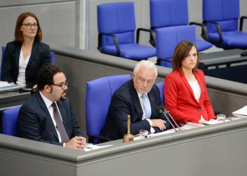 Kaiser, Elisabeth; Kühn, Christian; Kubicki, Wolfgang Reichstagsgebäude, Plenarsaal