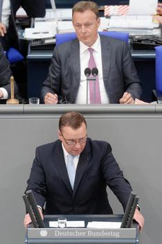 Schmidt, Uwe; Oppermann, Thomas Reichstagsgebäude, Plenarsaal
