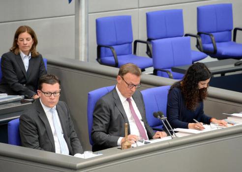 Kartes, Torbjörn; Tatti, Jessica; Oppermann, Thomas Reichstagsgebäude, Plenarsaal