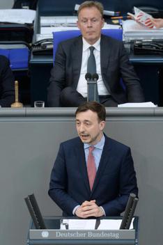 Ziemiak, Paul; Oppermann, Thomas Reichstagsgebäude, Plenarsaal