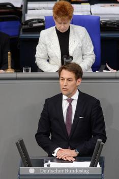 Frömming, Götz; Pau, Petra Reichstagsgebäude, Plenarsaal