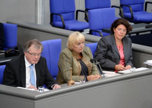 Vieregge, Kerstin; Hemmelgarn, Udo; Roth, Claudia Reichstagsgebäude, Plenarsaal