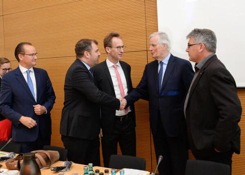 Krichbaum, Gunther; Barnier, Michel Jakob-Kaiser-Haus, Innenansicht