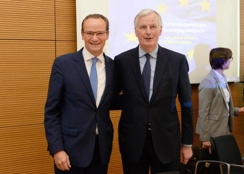 Krichbaum, Gunther; Barnier, Michel Jakob-Kaiser-Haus, Innenansicht