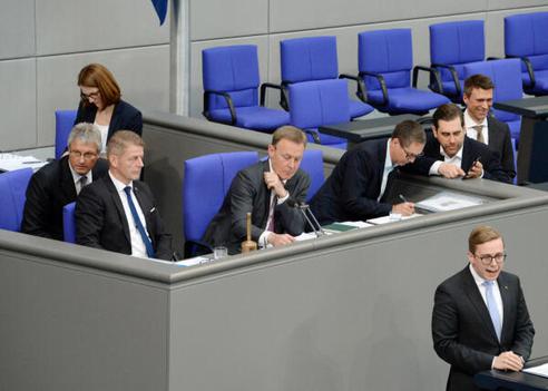 Hilse, Karsten; Oppermann, Thomas; Schrodi, Michael Reichstagsgebäude, Plenarsaal