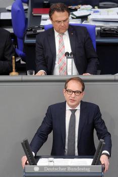 Dobrindt, Alexander; Friedrich, Hans-Peter Reichstagsgebäude, Plenarsaal