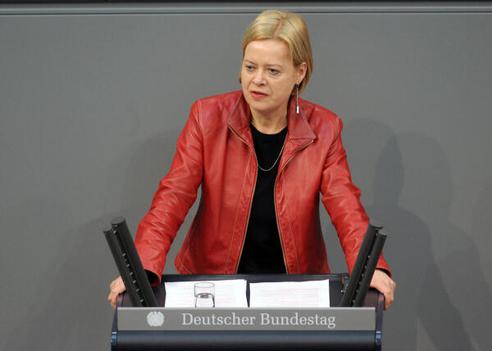 Lötzsch, Gesine Reichstagsgebäude, Plenarsaal
