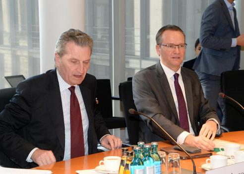 Krichbaum, Gunther; Oettinger, Günther Paul-Löbe-Haus, Sitzungssaal