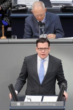 Kartes, Torbjörn; Schäuble, Wolfgang Reichstagsgebäude, Plenarsaal