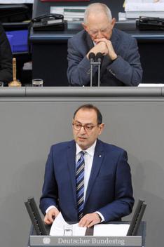 Aggelidis, Grigorios; Schäuble, Wolfgang Reichstagsgebäude, Plenarsaal