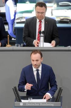Löbel, Nikolas; Friedrich, Hans-Peter Reichstagsgebäude, Plenarsaal