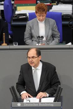 Schmidt, Christian; Pau, Petra Reichstagsgebäude, Plenarsaal