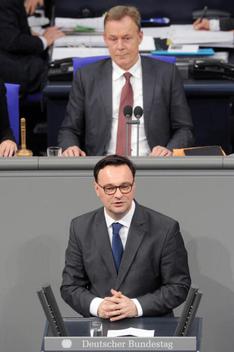 Luksic, Oliver; Oppermann, Thomas Reichstagsgebäude, Plenarsaal