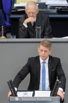 Hilse, Karsten; Schäuble, Wolfgang Reichstagsgebäude, Plenarsaal