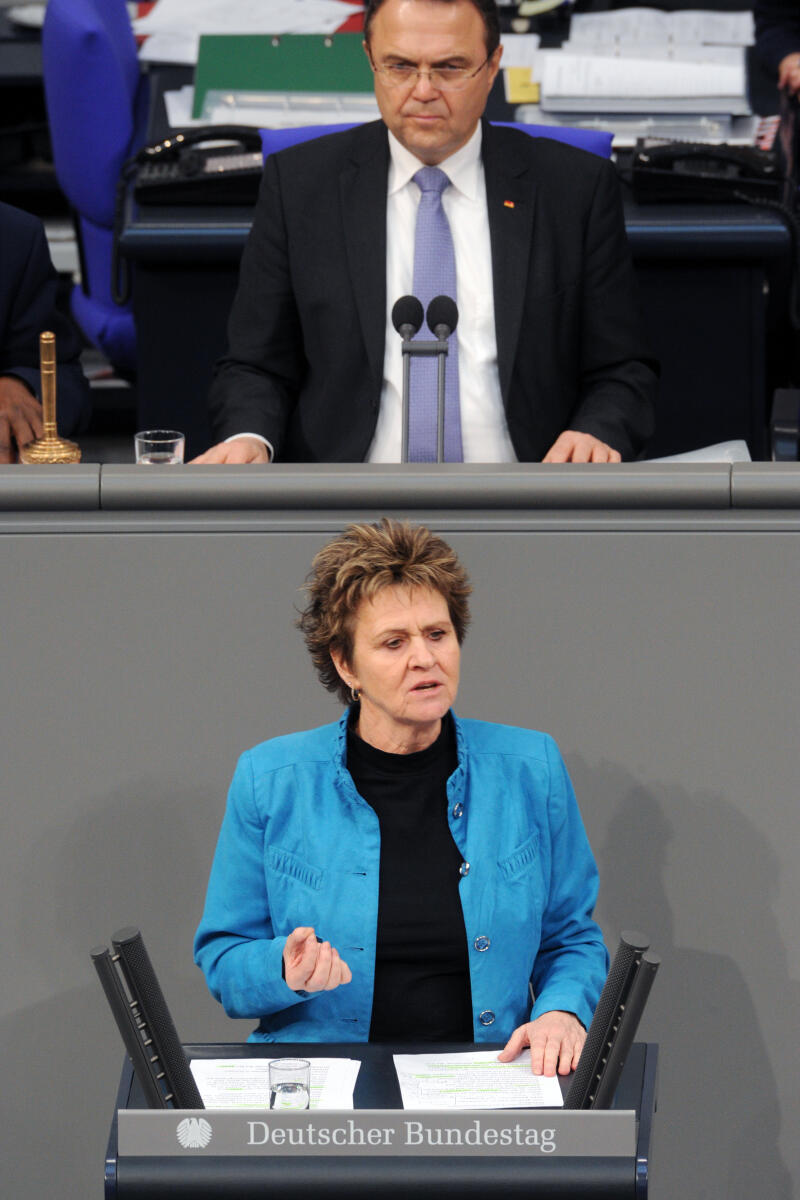 Sabine Zimmermann, DIE LINKE, Bundestagsabgeordnete, Abgeordnete, Mitglied Deutscher Bundestag, MdB, Rede, 8. Sitzung, Top 20, ZP 8, Thema: Beitragssatz in der Arbeitslosenversicherung,; Vorsitz: Bundestagsvizepräsident Dr. Hans-Peter Friedrich, CDU/CSU.; Rednerpult. Zimmermann, Sabine; Friedrich, Hans-Peter Sabine Zimmermann, DIE LINKE, Bundestagsabgeordnete, Abgeordnete, Mitglied Deutscher Bundestag, MdB, Rede, 8. Sitzung, Top 20, ZP 8, Thema: Beitragssatz in der Arbeitslosenversicherung,; Vorsitz: Bundestagsvizepräsident Dr. Hans-Peter Friedrich, CDU/CSU.; Rednerpult.