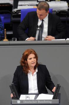 Weeser, Sandra; Oppermann, Thomas Reichstagsgebäude, Plenarsaal