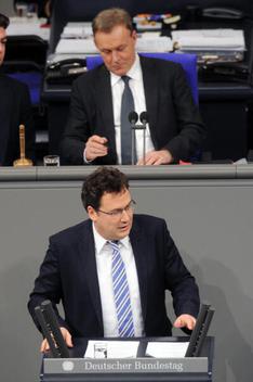 Stetten, Christian Freiherr von; Oppermann, Thomas Reichstagsgebäude, Plenarsaal