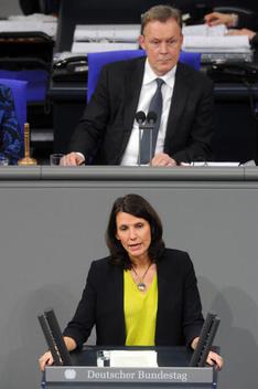 Schwarzelühr-Sutter, Rita; Oppermann, Thomas Reichstagsgebäude, Plenarsaal