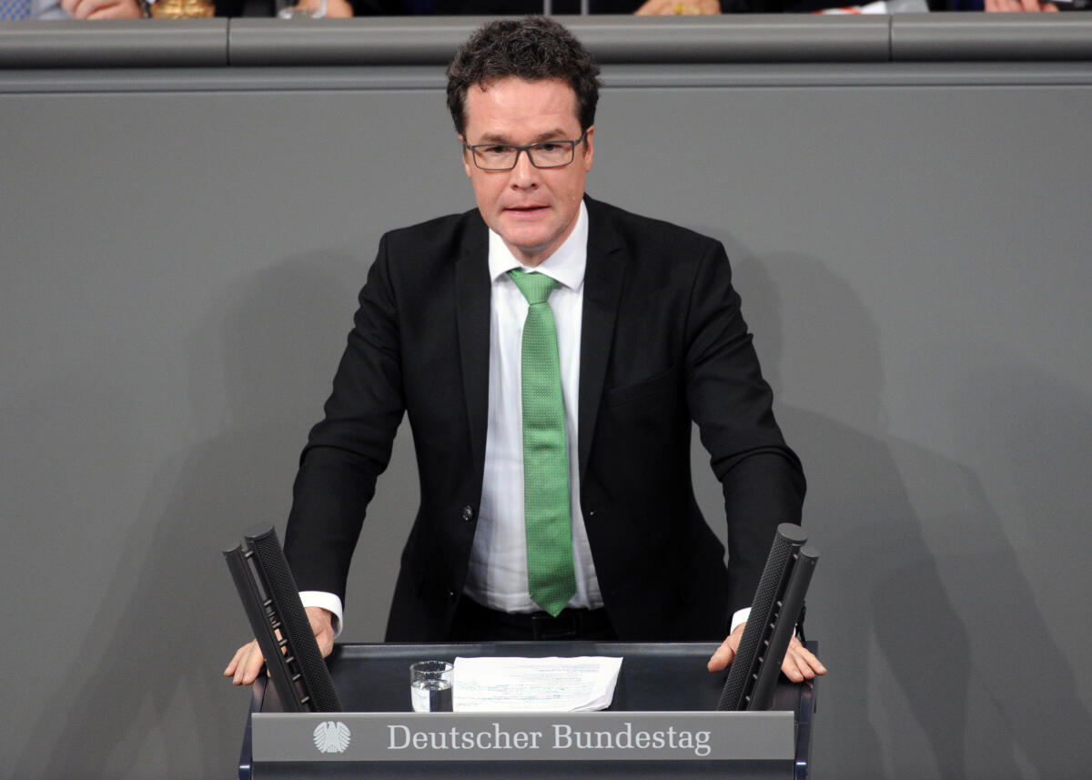 Ebner, Harald Harald Ebner, Bündnis 90/Die Grünen, Bundestagsabgeordneter, Abgeordneter, Mitglied Deutscher Bundestag, MdB, Rede, 7. Sitzung, Top 12, Thema: Digitalisierung in der Landwirtschaft.; Rednerpult.