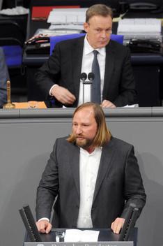 Hofreiter, Anton; Oppermann, Thomas Reichstagsgebäude, Plenarsaal