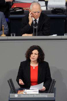 Mohamed Ali, Amira; Schäuble, Wolfgang Reichstagsgebäude, Plenarsaal