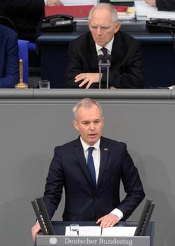 Schäuble, Wolfgang; Rugy, Francois de Reichstagsgebäude, Plenarsaal