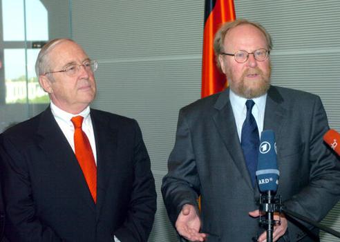 Timken, William R.; Thierse, Wolfgang Reichstagsgebäude, Empfangsraum
