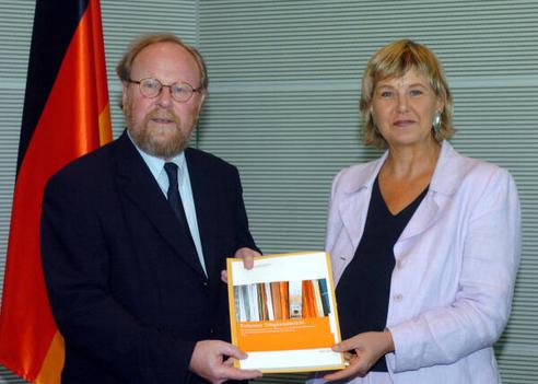 Birthler, Marianne; Thierse, Wolfgang Reichstagsgebäude, Empfangsraum