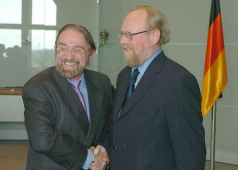 Thierse, Wolfgang; Croo, Herman de Reichstagsgebäude, Empfangsraum
