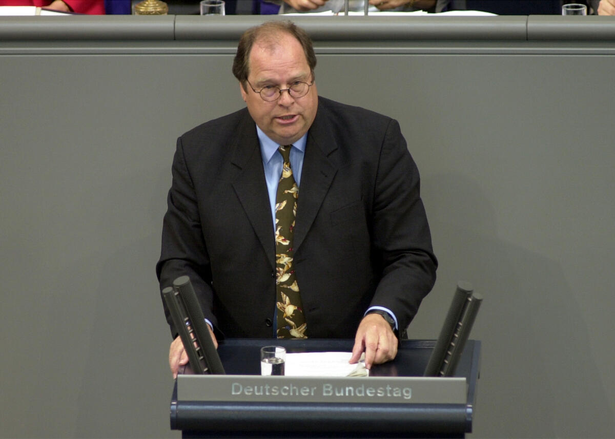Fischer, Hartwig Hartiwg Fischer, CDU/CSU, MdB, Rede im Deutschen Bundestag.; Bundestagsabgeordneter, Abgeordneter, Rednerpult, Plenum