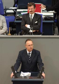 Eichel, Hans; Solms, Hermann Otto Reichstagsgebäude, Plenarsaal