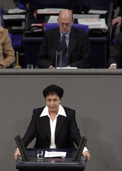 Homburger, Birgit; Lammert, Norbert Reichstagsgebäude, Plenarsaal