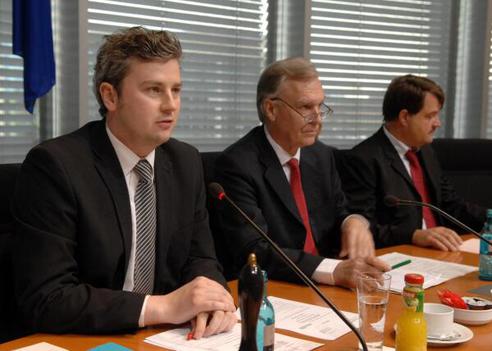 Blumenthal, Sebastian; Ziercke, Jörg; Hoppe, Christian Paul-Löbe-Haus, Sitzungssaal