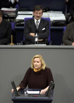 Piltz, Gisela; Solms, Hermann Otto Reichstagsgebäude, Plenarsaal