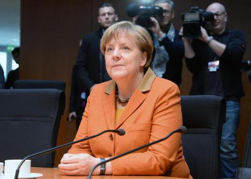 Merkel, Angela; Sensburg, Patrick Paul-Löbe-Haus, Sitzungssaal