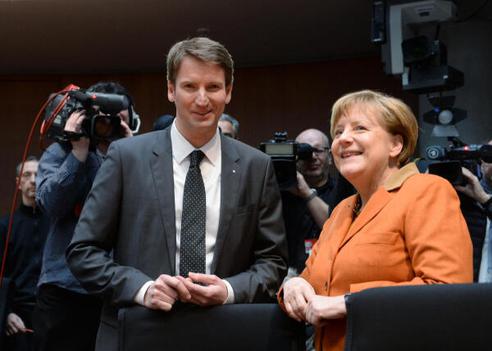 Merkel, Angela; Sensburg, Patrick Paul-Löbe-Haus, Sitzungssaal