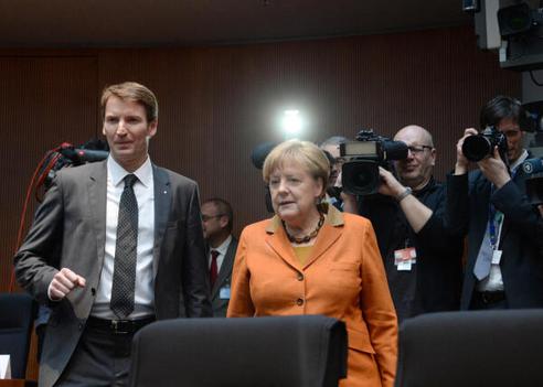 Merkel, Angela; Sensburg, Patrick Paul-Löbe-Haus, Sitzungssaal